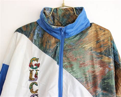 gucci track suit jacket|Gucci windbreaker.